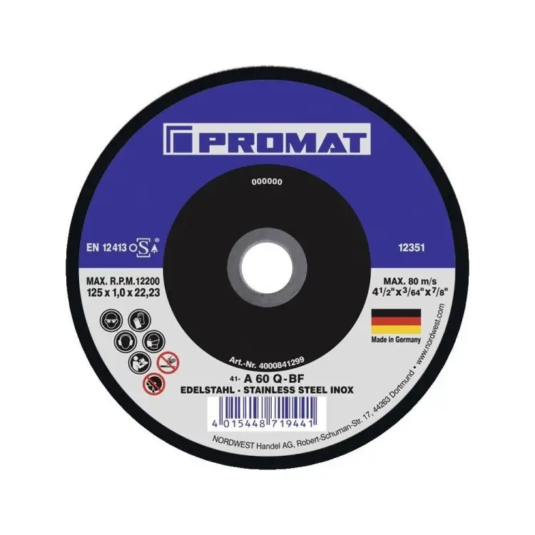 Круг отрезной PROMAT INOX 4000841299 Круг отрезной PROMAT INOX 4000841299