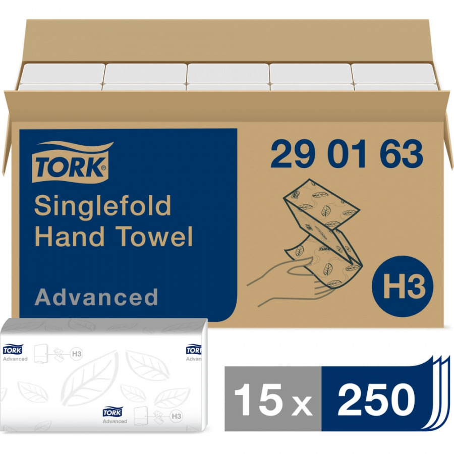 Двухслойное бумажное полотенце TORK Advanced