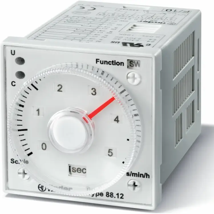 Универсальное многофункциональное реле времени для монтажа на лицевую панель Finder 881202300002