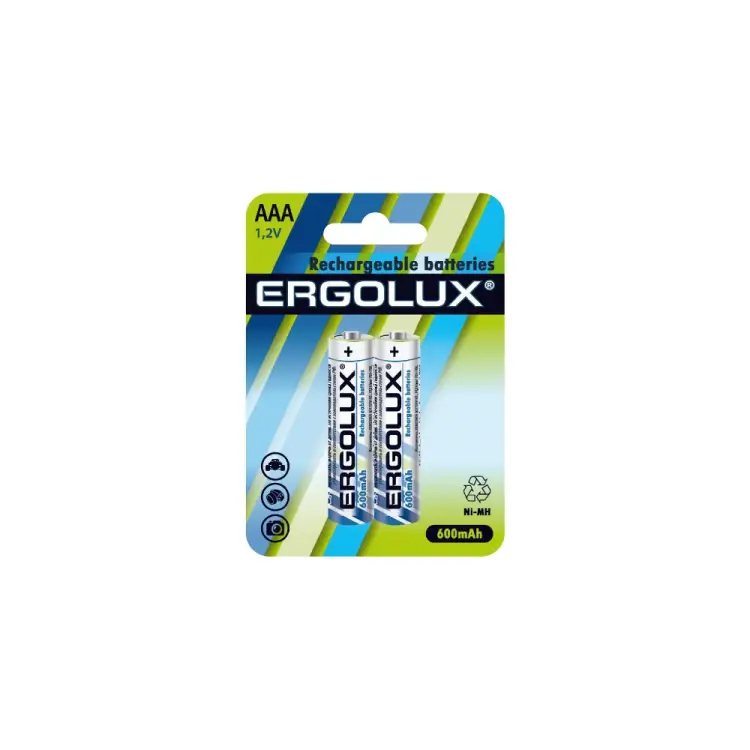Аккумулятор Ergolux NHAAA600BL2 12977