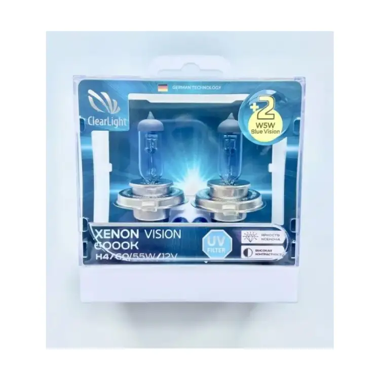 Комплект ламп Clearlight MLH4XV+W5W Комплект ламп Clearlight MLH4XV+W5W