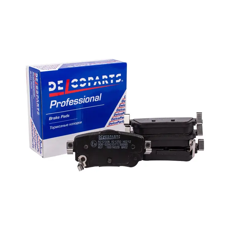 Задние дисковые колодки тормозные Delcoparts 19374029 Задние дисковые колодки тормозные Delcoparts 19374029