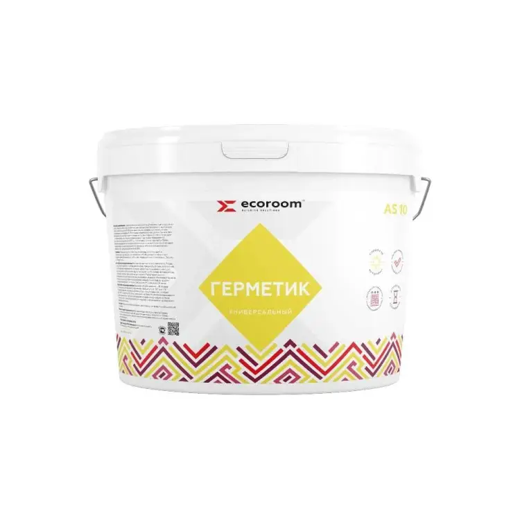 Универсальный общестроительный акриловый герметик ECOROOM AS-10 E-Герм-4179/7