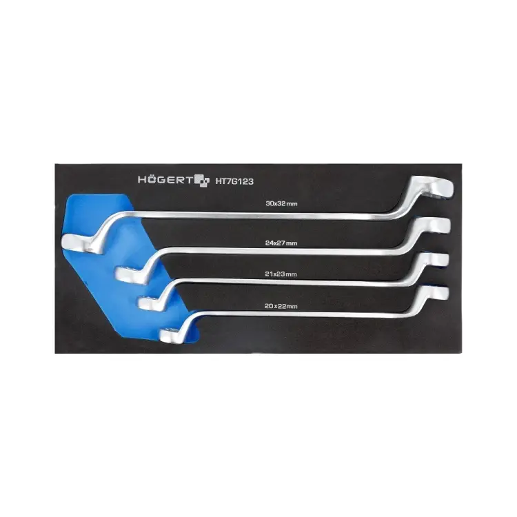 Набор накидных коленчатых ключей HOEGERT TECHNIK HT7G123