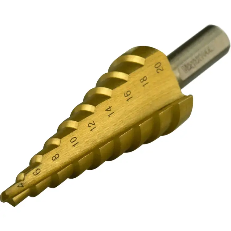 Ступенчатое сверло по металлу vertextools 4-20