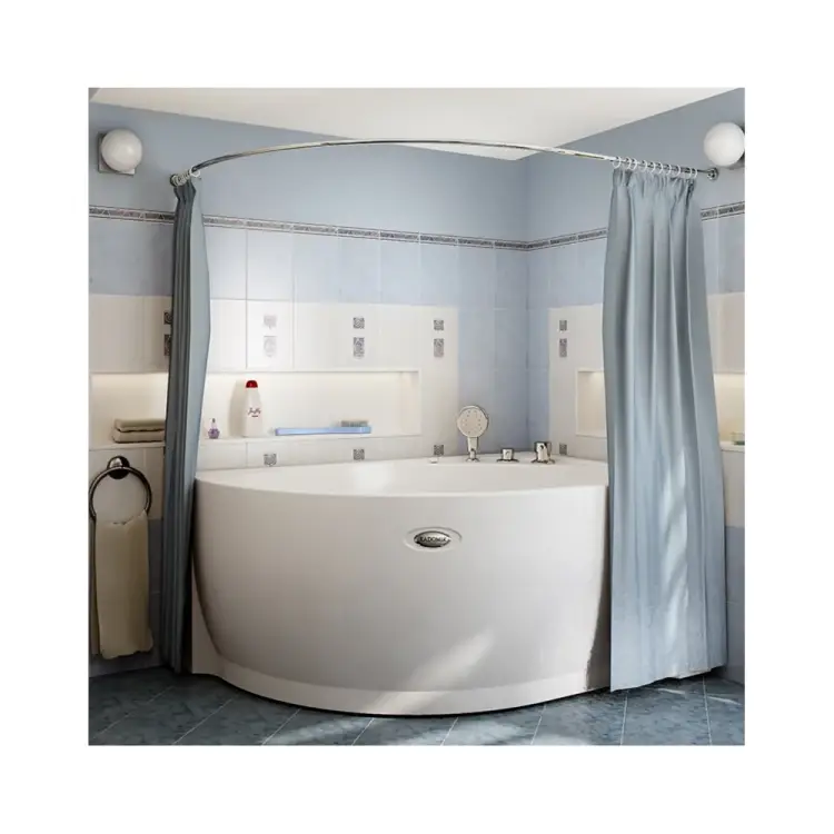 Карниз для шторы на ванну Радомир Варна 1-12-2-0-0-234