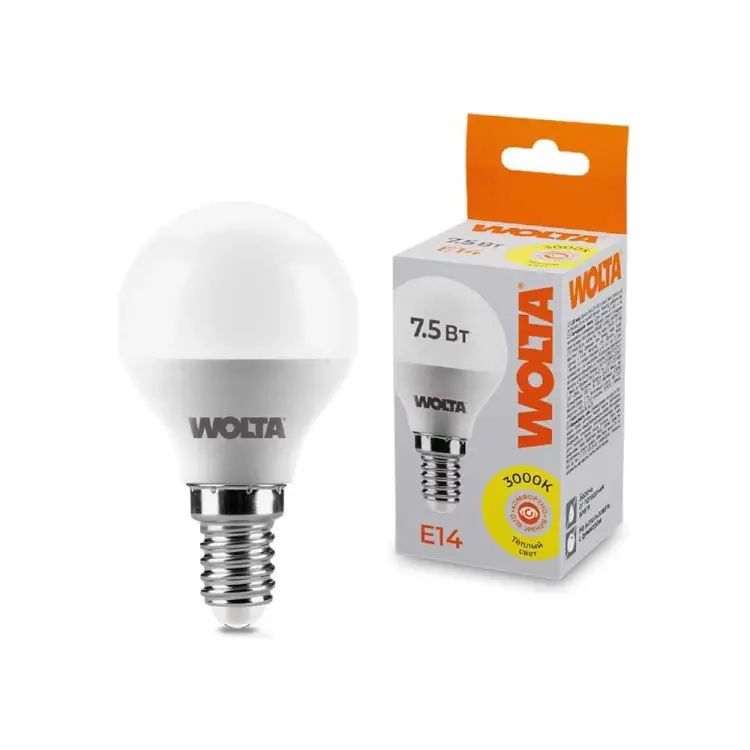 Лампа Wolta 25Y45GL7.5E14