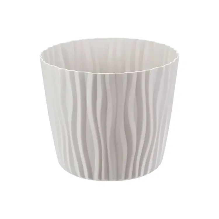 Кашпо IDEA ВОЛНА D200 мм, 4 л, с вкладышем М 3189 М 3189 кремовый Кашпо IDEA ВОЛНА D200 мм, 4 л, с вкладышем М 3189 М 3189 кремовый