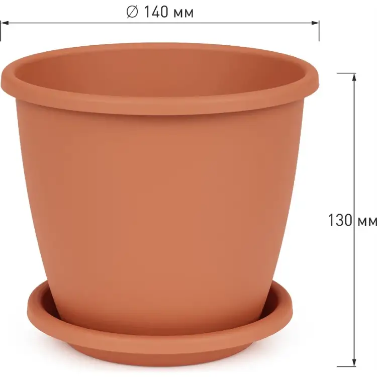 Цветочный горшок ЗПИ "Альтернатива" Афина М6488