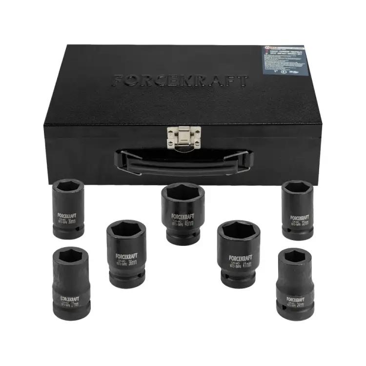 Набор головок ударных глубоких Forcekraft FK-8072-5MPB(58395)