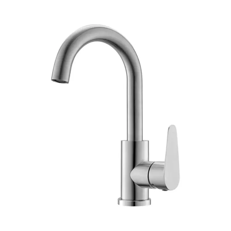 Смеситель для раковины/кухни OLIVE'S Olisan STEEL ST1002