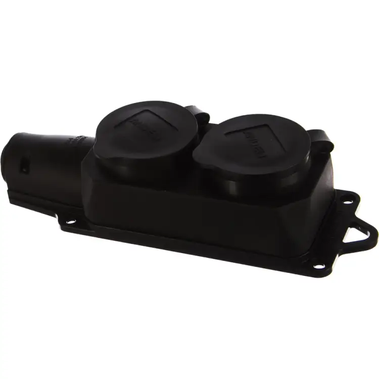 Двухместная розетка ANDELI AM-K05 2Р+РЕ ADL13-064