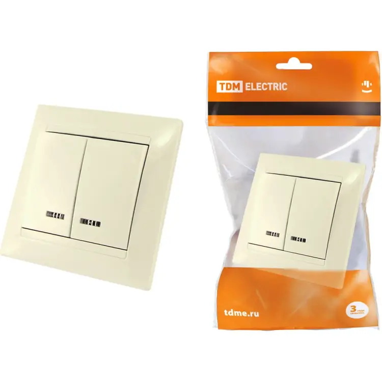 Выключатель TDM ELECTRIC Лама SQ1815-0105