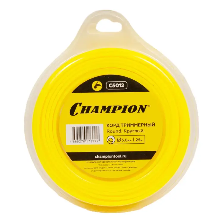 Триммерный корд Champion Round C5012