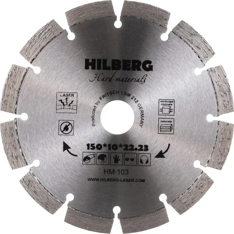 Отрезной алмазный диск Hilberg Hilberg Hard Materials HM103