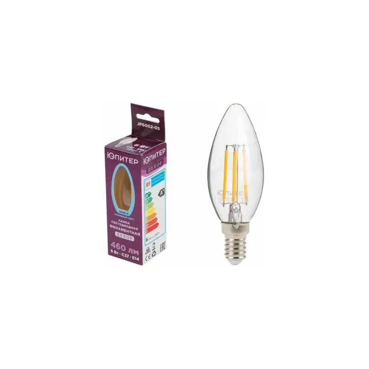 Светодиодная филаментная лампа Юпитер JP6002-05