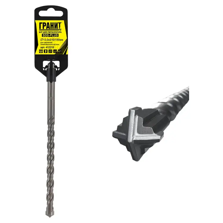 Бур sds-plus Гранит Quadro-X 412210