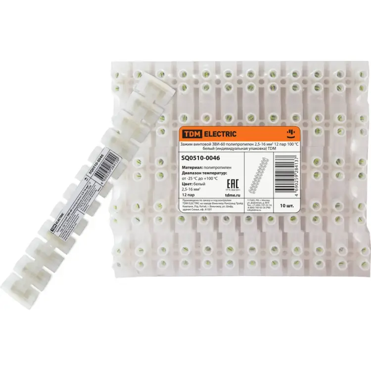 Винтовой зажим TDM ELECTRIC ЗВИ-60 SQ0510-0046 Винтовой зажим TDM ELECTRIC ЗВИ-60 SQ0510-0046