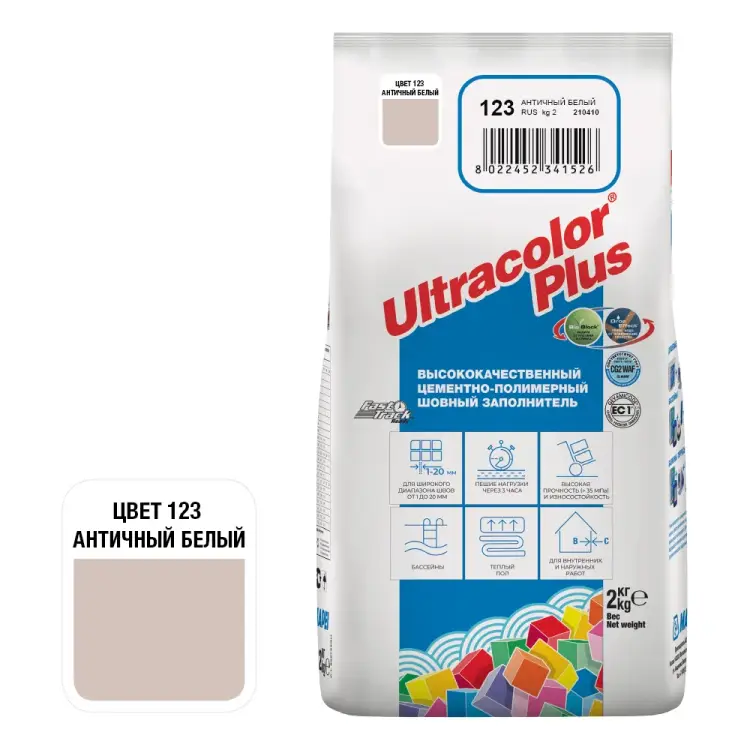 Затирка MAPEI ULTRACOLOR PLUS 60012302A Затирка MAPEI ULTRACOLOR PLUS 60012302A