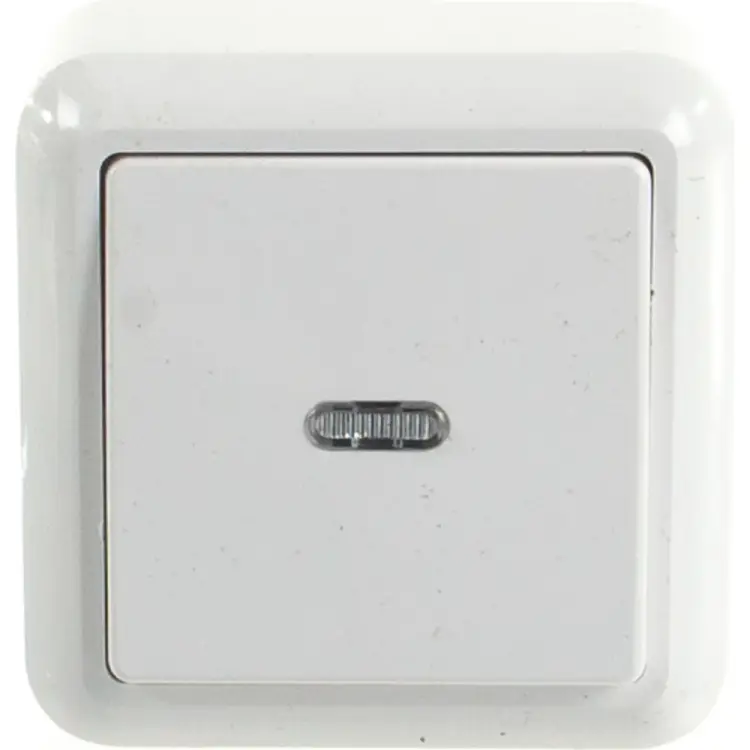 Одноклавишный выключатель Кунцево-Электро ОПТИМА А110-386 8001