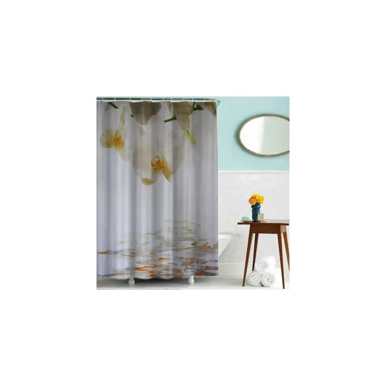 Тканевая шторка для ванной комнаты Melodia della vita MZ-76 Созерцание 20846