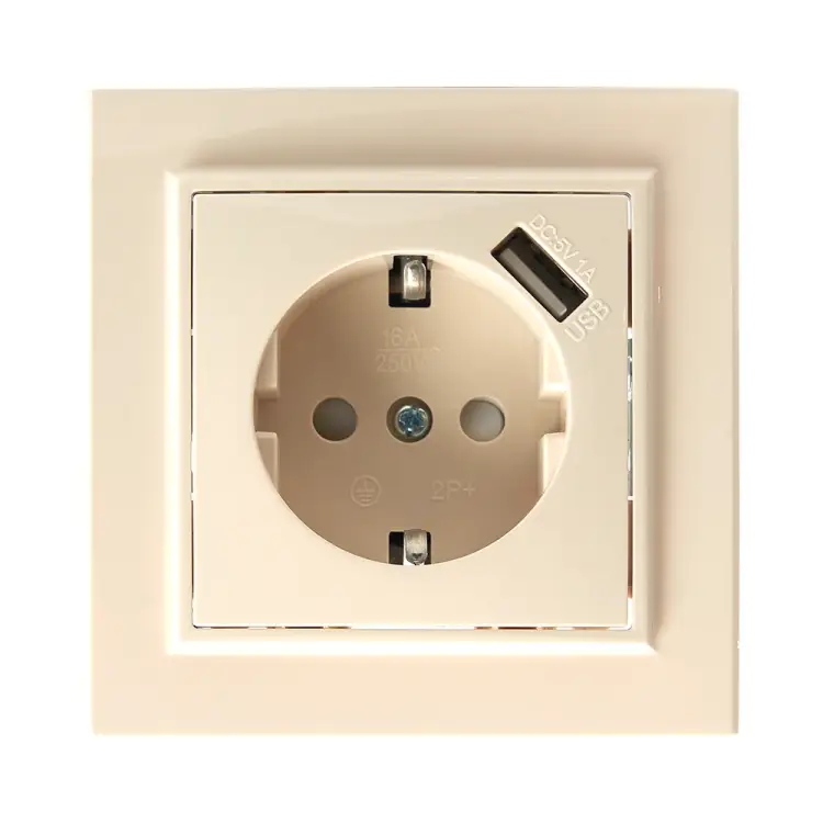 Одноместная розетка STEKKER Эрна PST16-901-02 39237