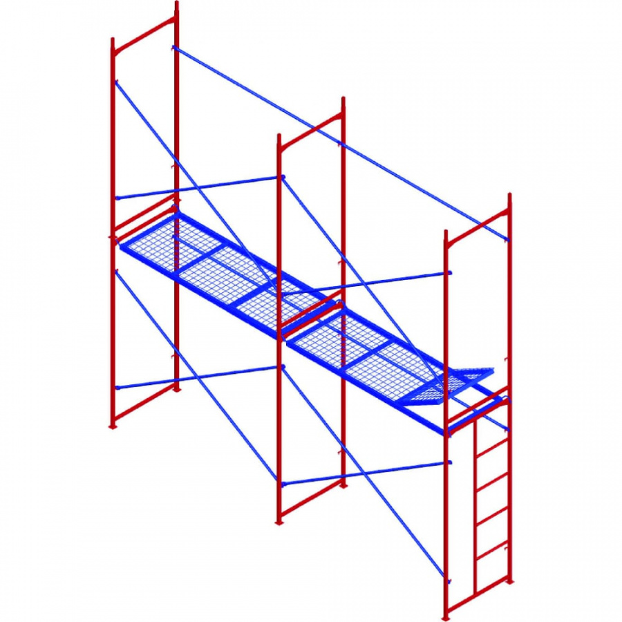 Комплект рамных лесов Мега 771