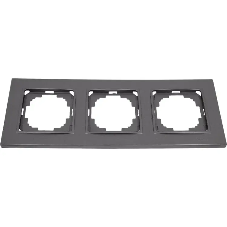 Трехместная рамка Nilson Alegra metallic 25160093