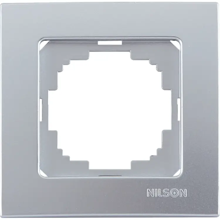 Одноместная рамка Nilson Touran metallic 24130091