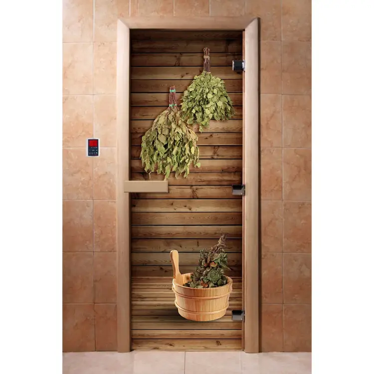 Дверь для бани DoorWood Фотопечать Дверь для бани DoorWood Фотопечать