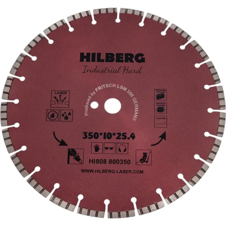 Отрезной алмазный диск Hilberg Hilberg Industrial Hard HI808 Отрезной алмазный диск Hilberg Hilberg Industrial Hard HI808