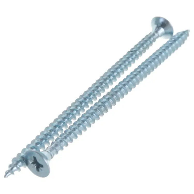 Универсальный потайной оцинкованный шуруп МЕТИЗНЫЙ ДВОР 4,5x80 (100 шт.) 4690441022509