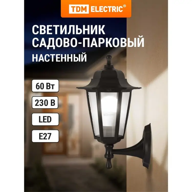 Садово-парковый настенный светильник TDM ELECTRIC НБУ 06-60-001 SQ0330-0701
