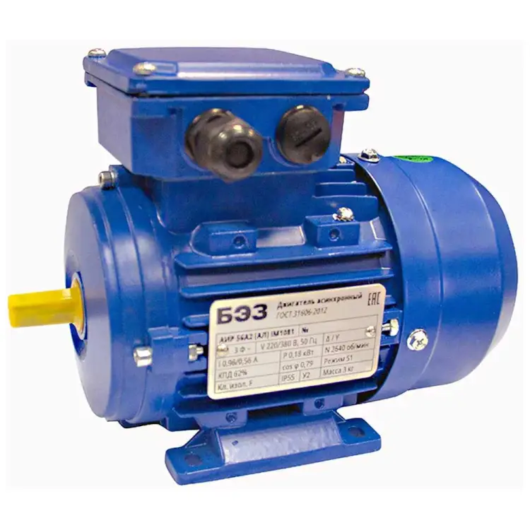 Электродвигатель ТМ БЭЗ АИР 80B4, AL IM1081, 1,5 кВт/1500 об/мин, корпус алюмининй 86652