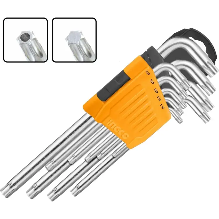 Набор шестигранников INGCO INDUSTRIAL Extra Long HHK13092