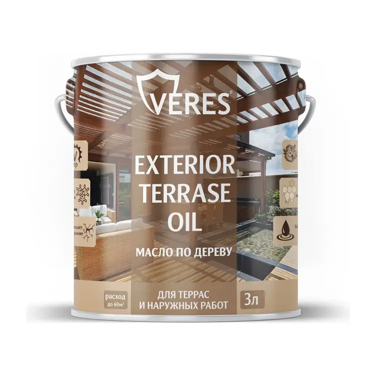 Масло для дерева VERES exterior terrase oil 255543