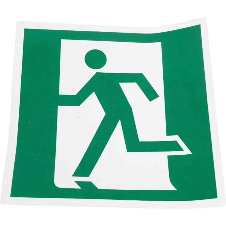 Наклейка Контур Лайн Выход здесь налево 10FC0415