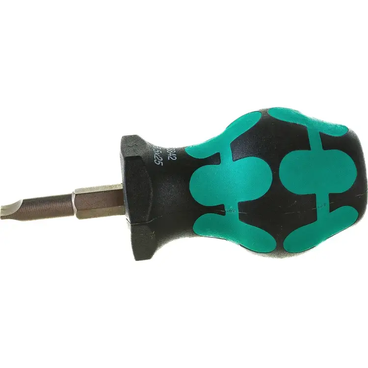 Короткая шлицевая отвёртка для карбюраторов WERA 335 Stubby SL WE-008842 Короткая шлицевая отвёртка для карбюраторов WERA 335 Stubby SL WE-008842