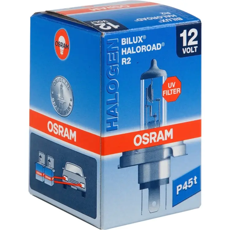 Автолампа Osram NEOLUX R2 P45t-41 HALOGEN 64183