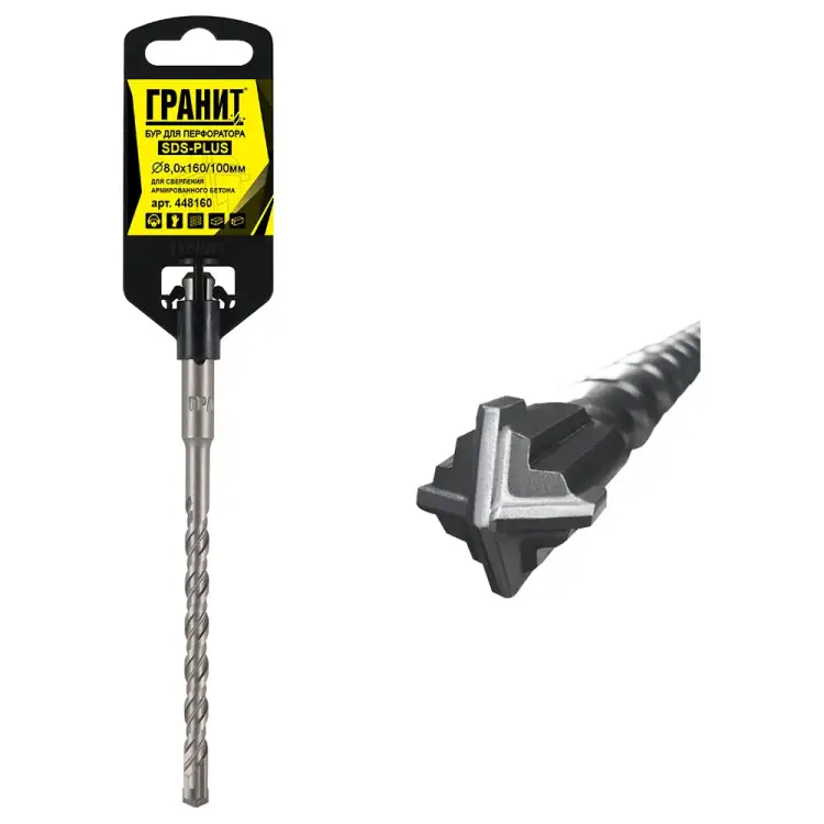 Бур sds-plus Гранит Quadro-X 448160