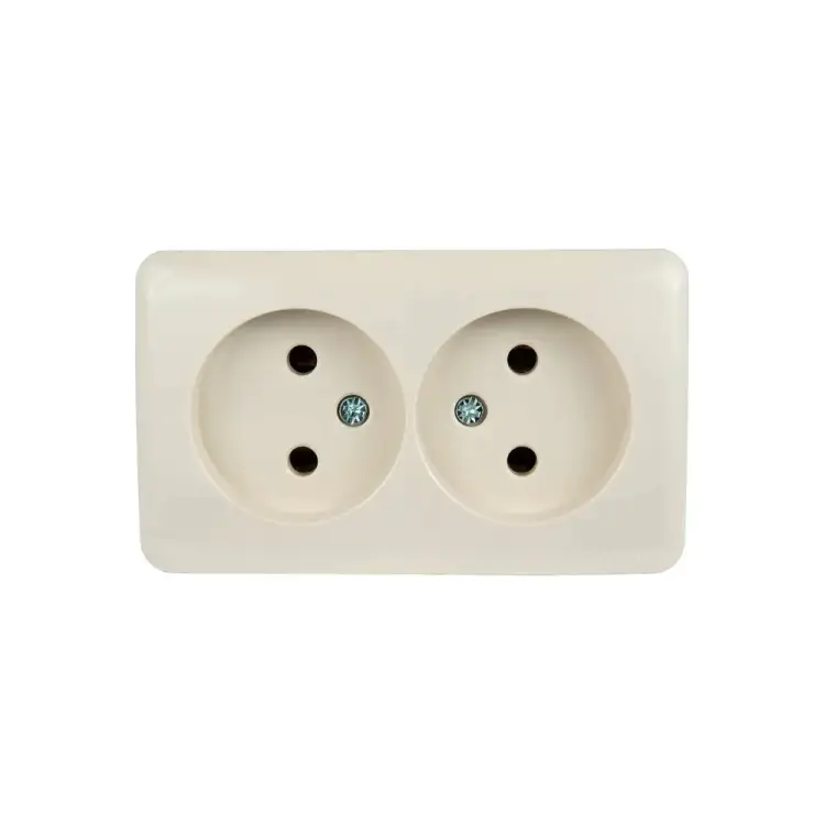 Двойная розетка Lezard VIOLA 751-0300-128