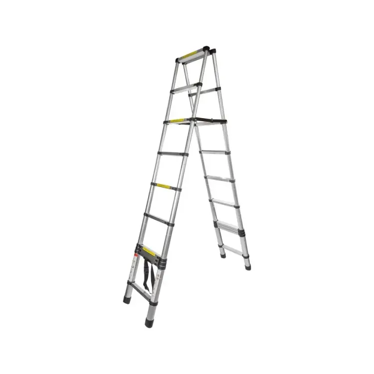 Телескопическая двухсекционная лестница Forcekraft BL-TA290