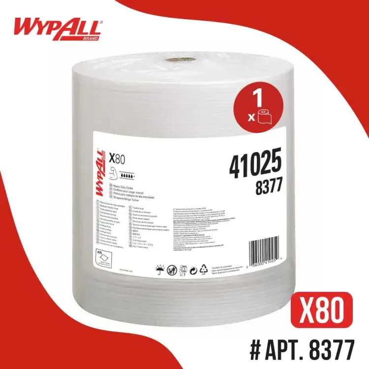 Протирочный материал Kimberly-Clark WypAll X80 8377