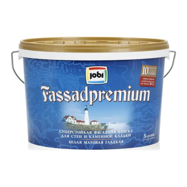 Фасадная краска JOBI FASSADPREMIUM 12044 Фасадная краска JOBI FASSADPREMIUM 12044