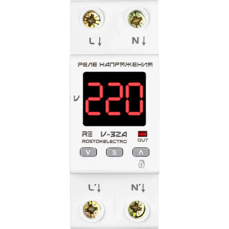 Реле напряжения ROSTOKELECTRO RE 46-220