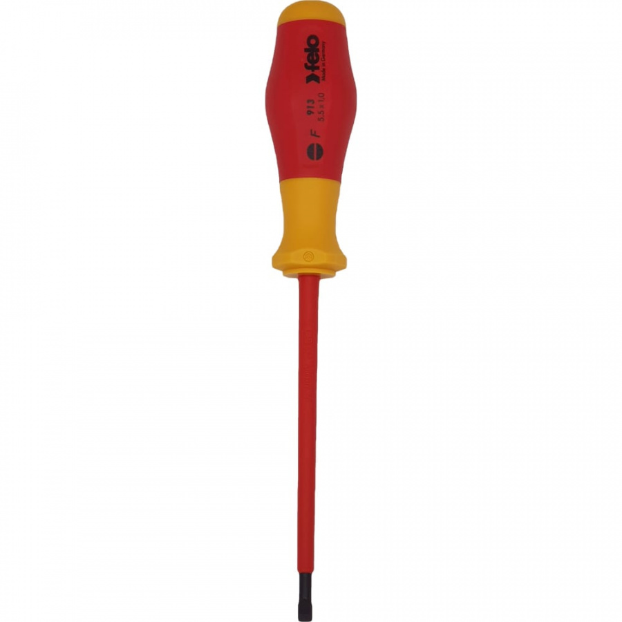 Диэлектрическая шлицевая отвертка Felo 91305590