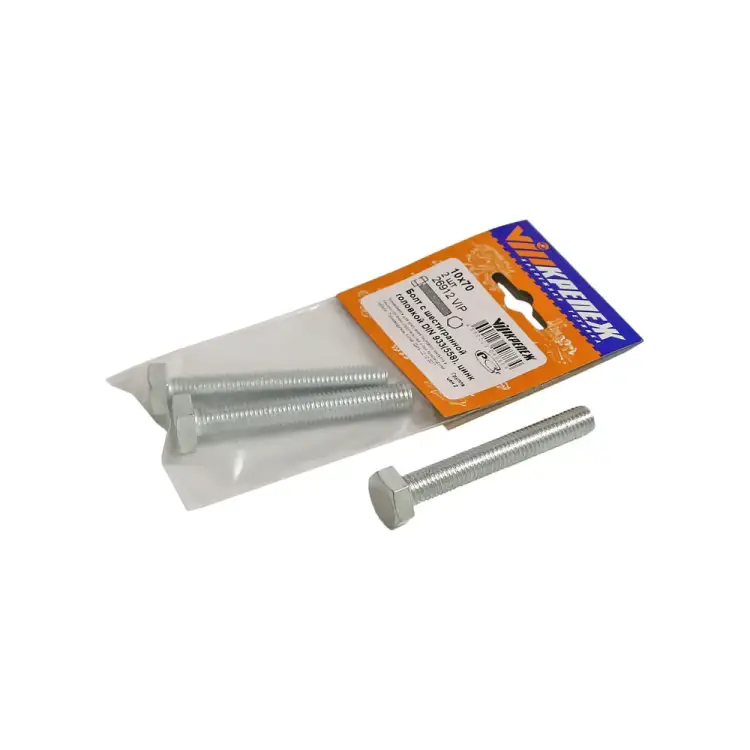 Болт vipкрепеж 10х70 DIN 933 (558) 2 шт. 26912 VIP