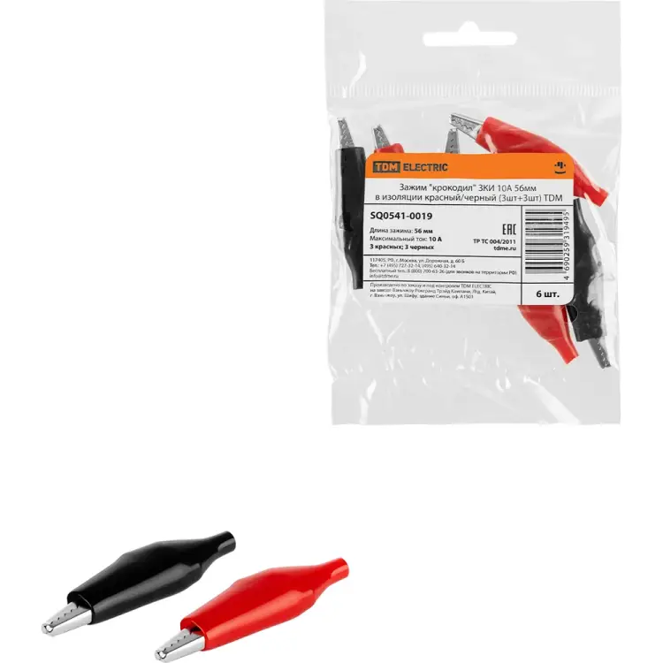 Зажим-крокодил TDM ELECTRIC ЗКИ SQ0541-0019