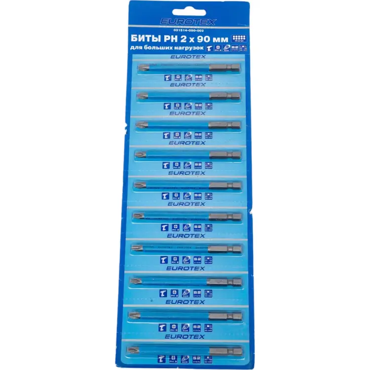 Биты для больших нагрузок EUROTEX 031514-090-002