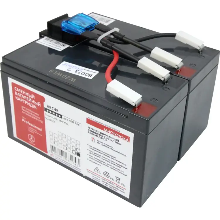 Сменный картридж батарейный для ИБП МНОГОТОКА RBC48 Professional